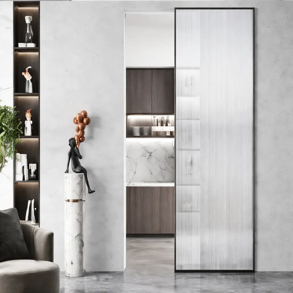 Luxurious modern home featuring custom oversized aluminium windows and slimline sliding doors